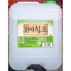 대용량 식초말통 15L 식용빙초산 6.7% 업소용 사과향, 1개