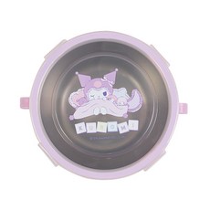 不鏽鋼防滑碗 止滑碗 隔熱碗 波力 雙耳碗 餐碗 幼稚園餐碗 麵包超人 汪汪隊 迪士尼 巧虎 POLI 兒童碗 學習碗, 1個, 雙耳碗-酷洛米 / 0914, 雙耳碗-酷洛米