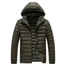8XL 플러스 사이즈 코튼 패딩 남성 슬림핏 경량 겨울용 재킷: 후드 멀티 컬러 스트라이프 스타일, 08 XXL, 01 빠른, 08 Army Green