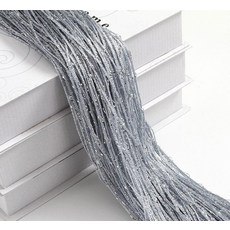줄커튼 장식 롤스크린 블라인드, 실버그레이