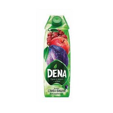 "DENA" 데나 자두 체리 주스 PLUM CHERRY JUICE, 1개, 1L