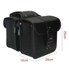 할리 스타일 가죽사이드백 오토바이 96 블랙 두꺼워진프리미엄 대형 레트로 리어백 바이크 버클백, 1, P. 0 검정 비밀번호 잠금 버클 한 쌍