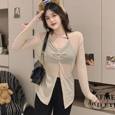 【OniWear】寬鬆輕薄正反兩穿防曬罩衫 防曬衣