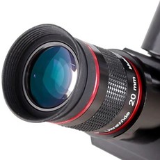 천체망원경 접안렌즈 아이피스 광시야각 UW 1.25인치 68도 UltraWide 6/9/1, 1개, D. UW68 20mm 아이피스