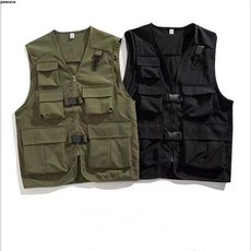 爆款背心馬甲 薄款潮牌日系機能戶外攝影工裝外套ins多功能口袋背心馬甲男女款
