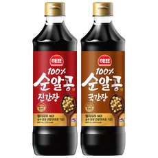 해표 순알콩 진간장 840ml+순알콩 국간장 840ml, 840ml