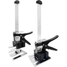 그레이울프 노동 절약 암 잭 2팩 15.5인치 수동 도구 다기능 가구 리프트 베어링 440파운드 6.7인치 캐비닛 및 벽 타일 높이 조절기 손잡이, 그레이울프 노동 절약 암 잭 2팩 15.5인치 수동 도