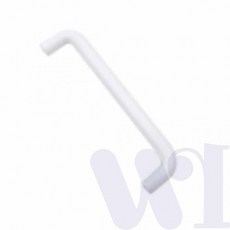 가구 슬림 손잡이 128mm 백색 장식장손잡이 서랍장손잡이 손잡이리폼 방문손잡이 옷장문고리, 1개, 단일상품1