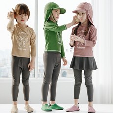 IAMBEBE 兒童棕櫚樹上下裝防曬泳衣套裝