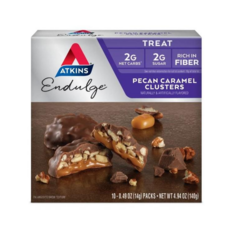 ATKINS Advantage 山核桃焦糖塊棒, 1個, 140g