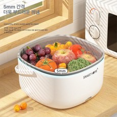 초음파세척기 가정용 주방 과일 채소 자동 살균 세정기, 품질 보증 1년 교체, 기본 색상