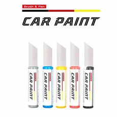 기아 더 뉴 프라이드 카페인트 붓펜전용 흠집제거 문콕 DIY 도색 복원 DIY작업, 투명 붓펜 마감제, 1개