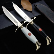 소비에트 헌팅 나이프 K514 캠핑 사냥 칼 서바이벌 전술, 1개, 화이트핸들