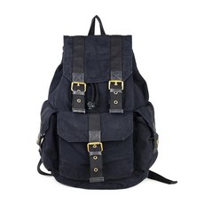 Gootium 21101GRY-S 특수 고밀도 두꺼운 캔버스 백팩 륙색 블랙 소형 사이즈 273930