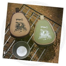 캠핑 시에라컵 보관파우치 식기수납가방 차박용품, 1개, 카키브라운