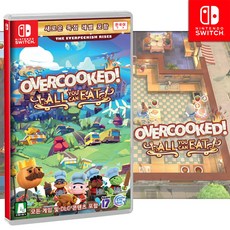 닌텐도스위치 오버쿡 올유캔잇 1+2 합본 한글판 새상품 칩 팩