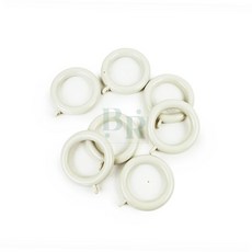 바구니룸 핀형 커튼링 40mm 아이보리색 커튼봉 바란스 커텐봉걸이
