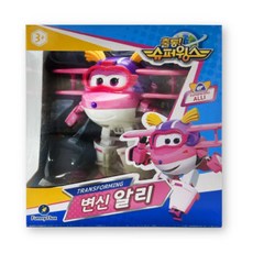 핑크 비행기 변신로봇 알리 3세이상 어린이날단체선물 크리스마스선물 변신로보트 4세, 1개