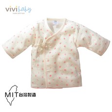 Vivibaby【台灣現貨.MIT】玫瑰花園精梳紗布衣，100%純棉新生兒紗布肚衣布衣，原廠現貨批發