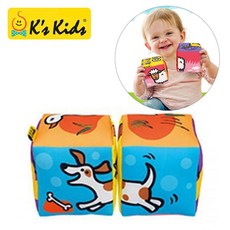 케이스키즈 소리나는 헝겊블럭 동물, 1개