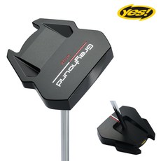 예스골프 그레이하운드 크루즈 KRUZ 제로토크 퍼터, 블랙 33인치[83.82cm]