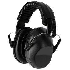 야케마 블루투스 6.0 충전식 소음 감소 안전 귀마개 무선 청력 보호 헤드폰, 01 Black