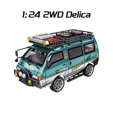 RC봉고 델리카 오프로드전동RC카 스케일 2륜/4륜 몬스터트럭 전동 원격, 2WD Green