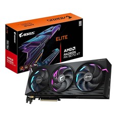 Gigabyte AORUS Radeon RX 9070 XT Elite 16G 그래픽 카드 - 16GB GDDR6 256비트 PCI-E 5.0 3100MHz 코어 클럭 디