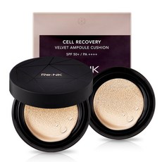 리엔케이 리엔케이 셀리커버리 벨벳 앰플 커버력 좋은 쿠션 21호 쿨바닐라 본품+리필, 쿨 바닐라, 1개