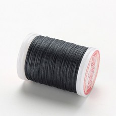 가죽 DIY 액세서리용 왁스 실 공예 재봉실 라운드 폴리에스터 코드 코팅 스트링 0.4mm 0.5mm 0.6mm, 21-Gray, 1개