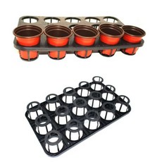 해결사의잡화점 화분 15구 원형트레이 모종화분트레이판 모종트레이