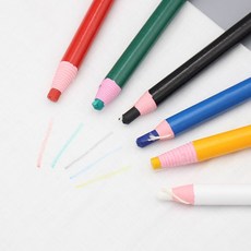 컬러 펜슬형 초크 의류용초크, 1개, 그린