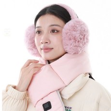 끈이스토어 솜털 방한귀마개 골프방한용품 스키귀덮개, 블랙