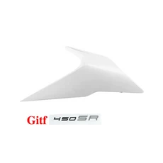 CFMOTO 450SR 헤드램프 좌우 가드 CF400-6-9 쉘 플레이트 플라스틱 페어웨이 액세서리, 12 R-white 450SR