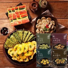 사옹원 실속 제수세트(명절음식) 오미산적 동태전 깻잎전 고기완자, 4팩