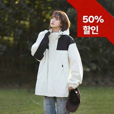 시스슈 아웃도어 남녀공용 바람막이 사계절 방수 등산 재킷 탈부착형 후드