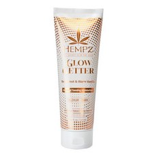 Hempz 헴즈 Glow Getter 점진적 셀프 태닝 로션 미들 투 다크 221ml, Medium to Dark, 7.5 Fl Oz (Pack of 1)