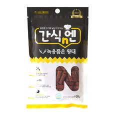 간식엔 녹용품은 황태 100g, 1개