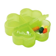 Fullicon 護立康 幸運草保健盒 4格分層設計 方便攜帶 食品級塑料, 1個