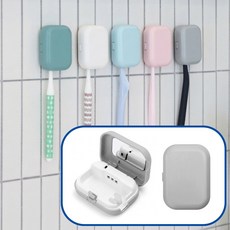 솔라 국내생산 UVC LED 휴대용 칫솔살균기 무선 미니 사무실 여행용 간편보관, 그레이, SOYU-H80