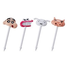 토루네 짱구도시락픽 신짱도시락 데코 픽 8개, 1개, 8개입