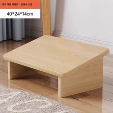 발받침대 의자 책상 사무실 풋스툴 책상발판 풋레스트 다리, G. 원목색 경사형 대형 40x24