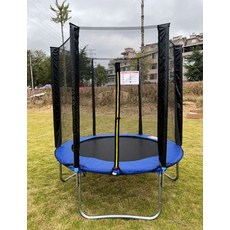 트램펄린 천막 실내 지붕 피트니스 다이어트 놀이시설, 6ft 1.83m 가정용 보강형 블루