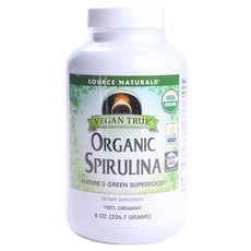 SOURCE NATURALS 螺旋藻, 226.7g, 1罐