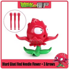 재미있는 식물 좀비 하드 글루 피슈터 개틀링 해바라기 액션 피규어 모델 인형 슈팅 선물, 14. 15, 1개