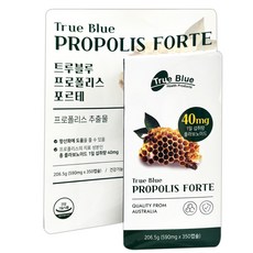 TRUE BLUE 프로폴리스 포르테 590MGX350캡슐, 1박스