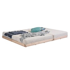 매트리스 밀림방지 원목가드 SIZE S96 Q150, 싱글가드(96cm) 2개, 원색