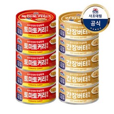 토마토커리 참치 100g 5개 + 간장버터 참치 100g 5개, 없음