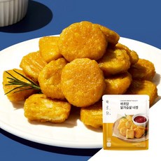 [바르닭] 닭가슴살 너겟 100g, 6개