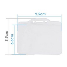 W.I.P 標準型識別證套(橫式)100入/包, 1個